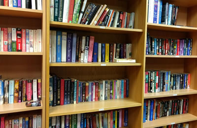Library book shelf